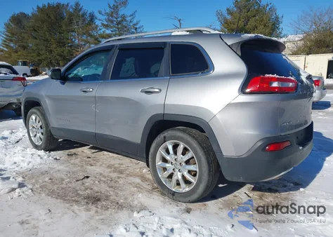 2017 Jeep Cherokee Limited 4X4 из США, поврежденный, VIN 1C4PJMDB3HW511659